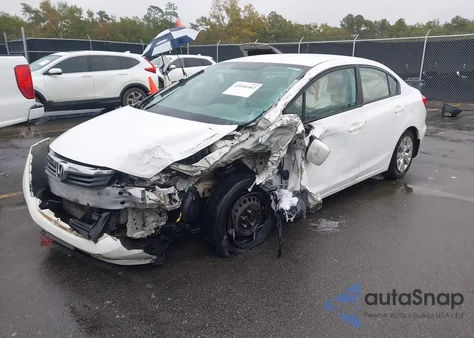 2012 Honda Civic Lx from USA, damaged, VIN 2HGFB2F54CH564237